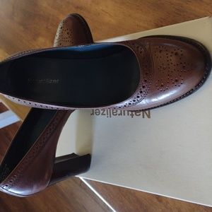 Rust Leather Ladies 3" Heels